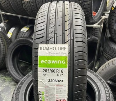 В наличии в магазине 205/60/16 Kumho ecoWing ES01 KH27 Корея-Вьетнам. 2023 год. Лето.