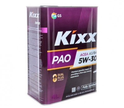 Kixx PAO 5w-30 (4л) Корея. Синтетика API SN