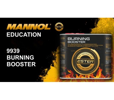 MANNOL Burning Booster 9939 Присадка в бензин  0.5л. На 500л топлива. Улучшает свойства топлива, смазывает, очищает топливную систему