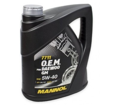 Mannol O.E.M. for Daewoo GM 5w-40 (4л) METAL SN/CF GM-LL-A/B-025 