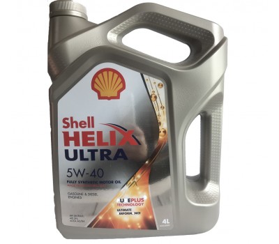 SHELL HELIX  ULTRA  5W-40 (4л) Синтетика из газа! Италия.