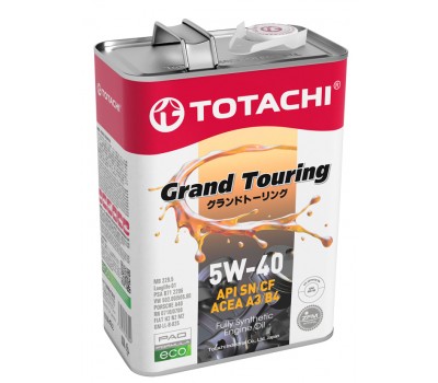 TOTACHI Grand Touring SN 5W-40 (4л)  ЯПОНИЯ! ПАО синтетика. 