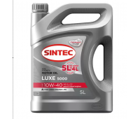 В наличии в магазине. SINTEC LUXE 5000 SAE 10W-40 (5л) API SL/CF (4л)