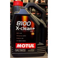 MOTUL 8100 X-clean + 5W-30 C3, SN ACEA С3. 504 00 - 507 00 . BMW LL-04  (5л)